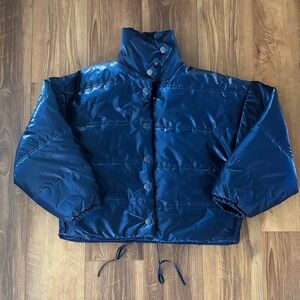 NWOT Wild Fable Iridescent Shine Duvet Puffer Jacket